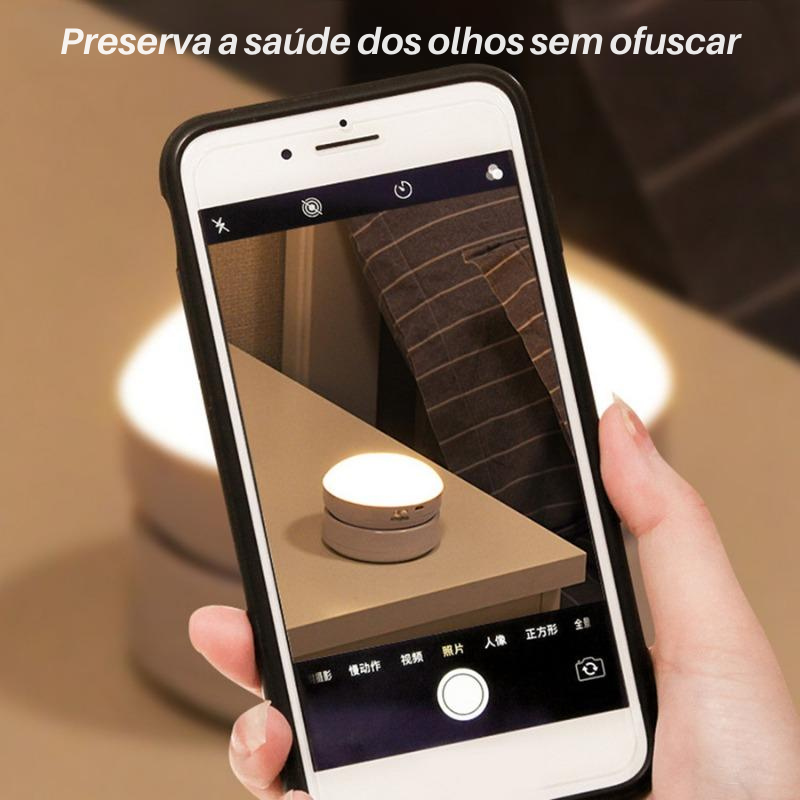 Luminária inteligente 360º Magnética C/ Sensor de Movimento