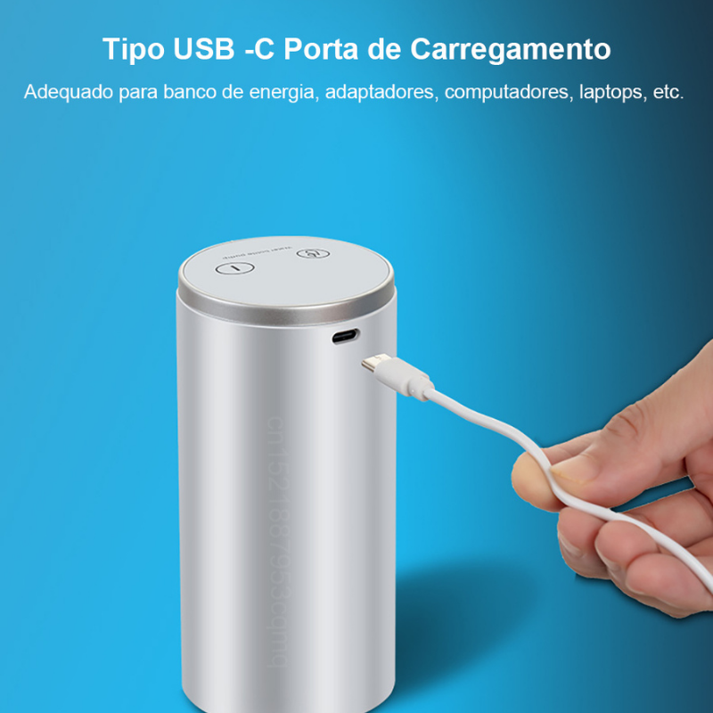 Dispenser Automático Portátil Recarregável  - Mesa ou Garrafão