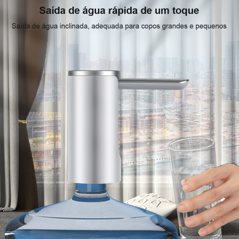 Dispenser Automático Portátil Recarregável  - Mesa ou Garrafão