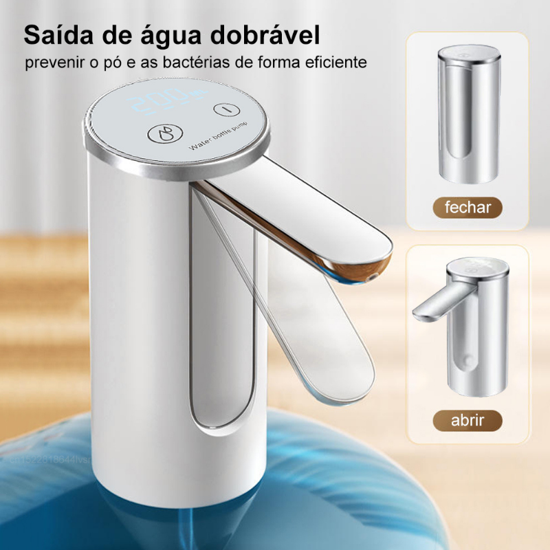 Dispenser Automático Portátil Recarregável  - Mesa ou Garrafão