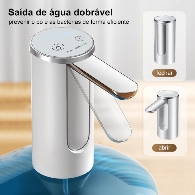 Dispenser Automático Portátil Recarregável  - Mesa ou Garrafão