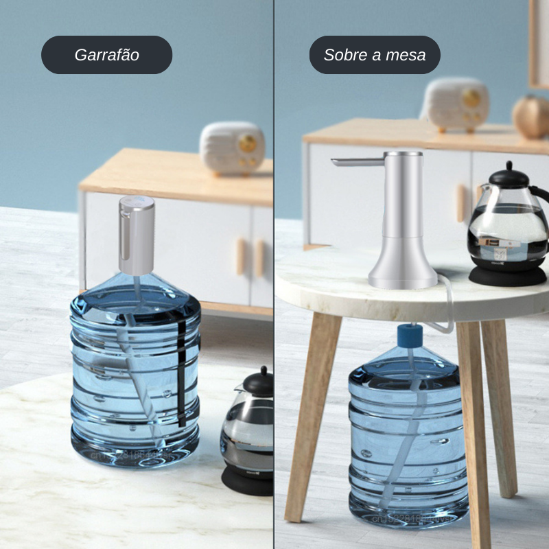 Dispenser Automático Portátil Recarregável  - Mesa ou Garrafão