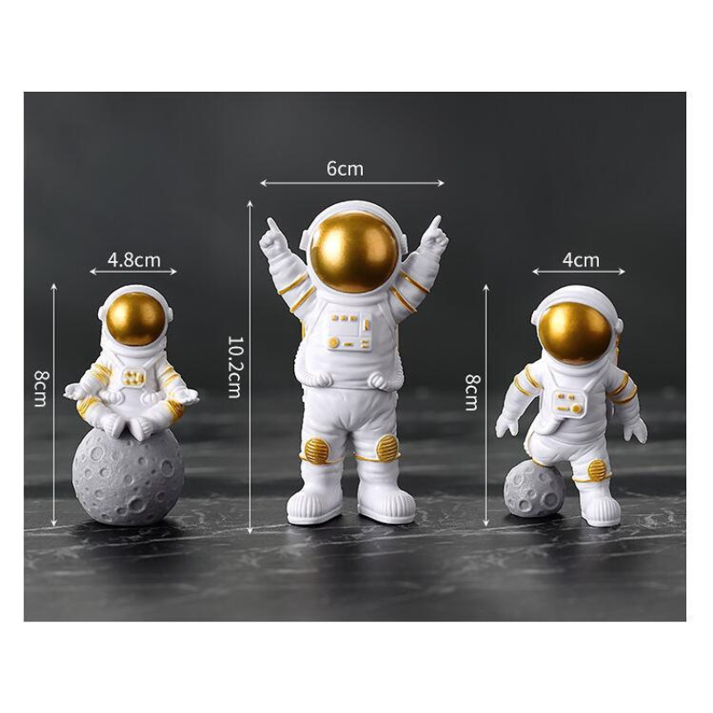 Boneco De Decoração Astronauta 3Pcs - Home Decor