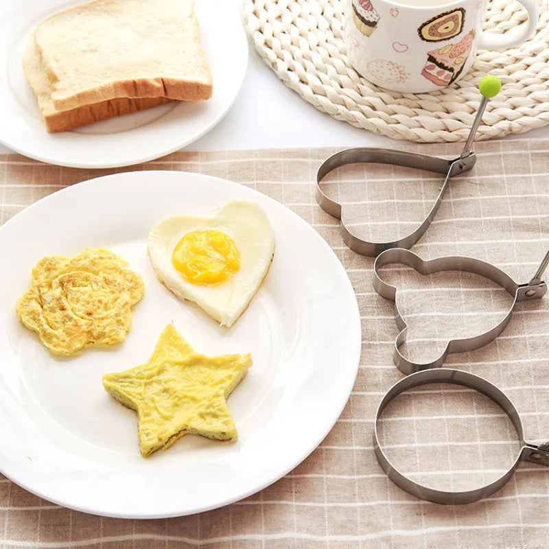 Formas em Inox Para Ovos Fritos, Omeletes e Panquecas